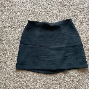 Black Crepe Skirt